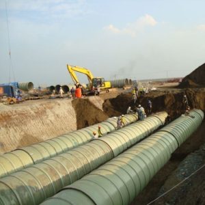Alternative view of Ống dẫn nước thải FRP chiều dài cố định