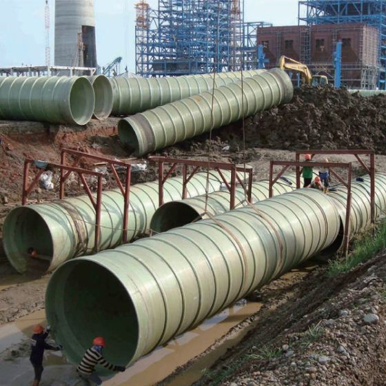 Ống dẫn nước thải FRP chiều dài cố định