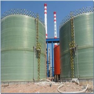 Alternative view of Bồn chứa axit clohydric tinh khiết cao bằng vật liệu composite sợi thủy tinh (FRP).